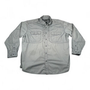 511 Tactical Shirt Adult 2XL XXL Gray Ripstop Utility Outdoor Durable Pockets